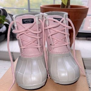 Little Girls Sperry Port Weather boots size 12